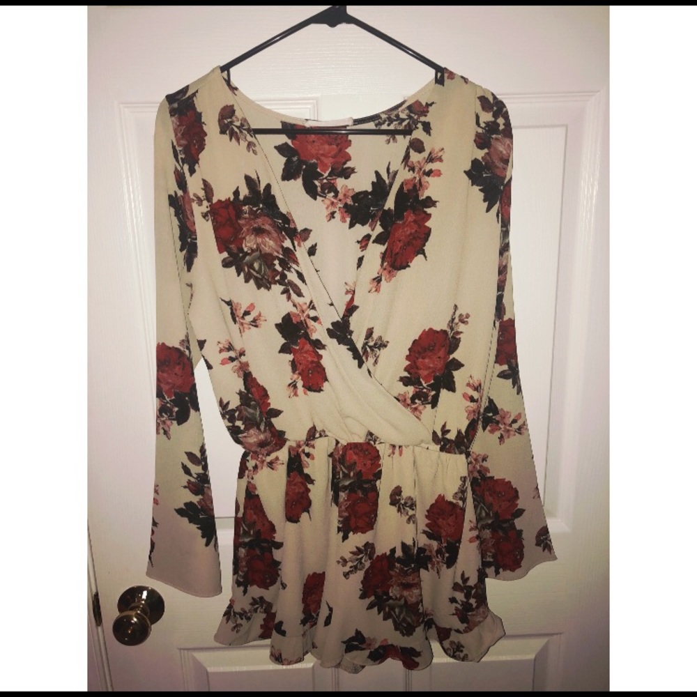 Long sleeve romper
